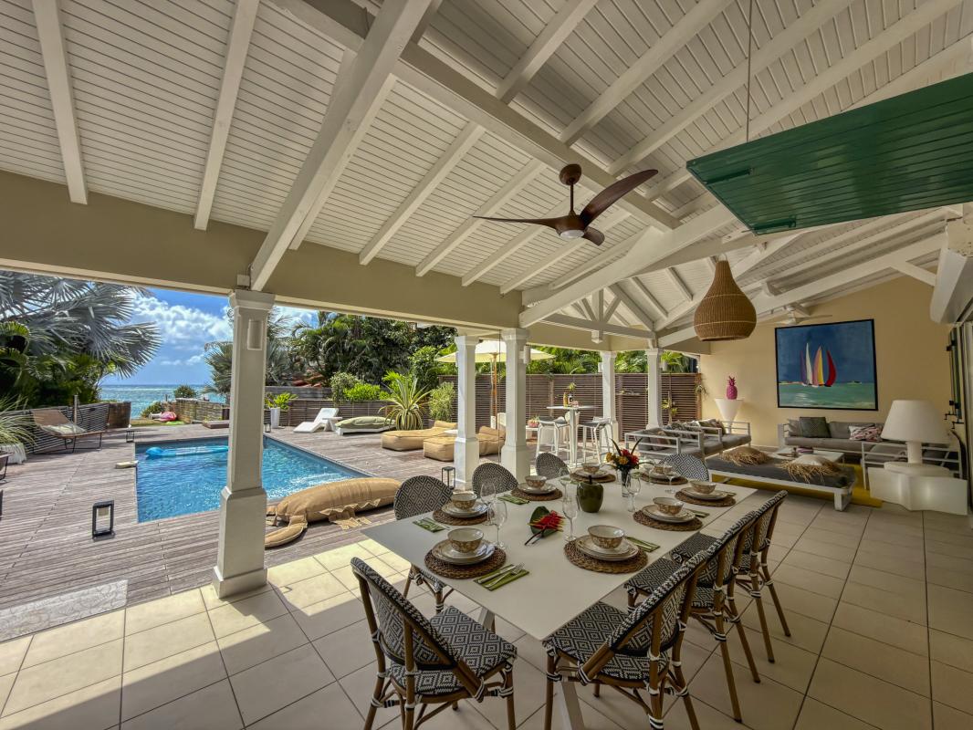 16.Location villa 4 chambres piscine saint françois guadeloupe - Vue mer